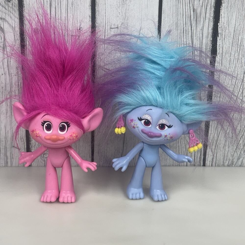 Dreamworks Hasbro Poppy & Chenille Trolls Dolls 2015